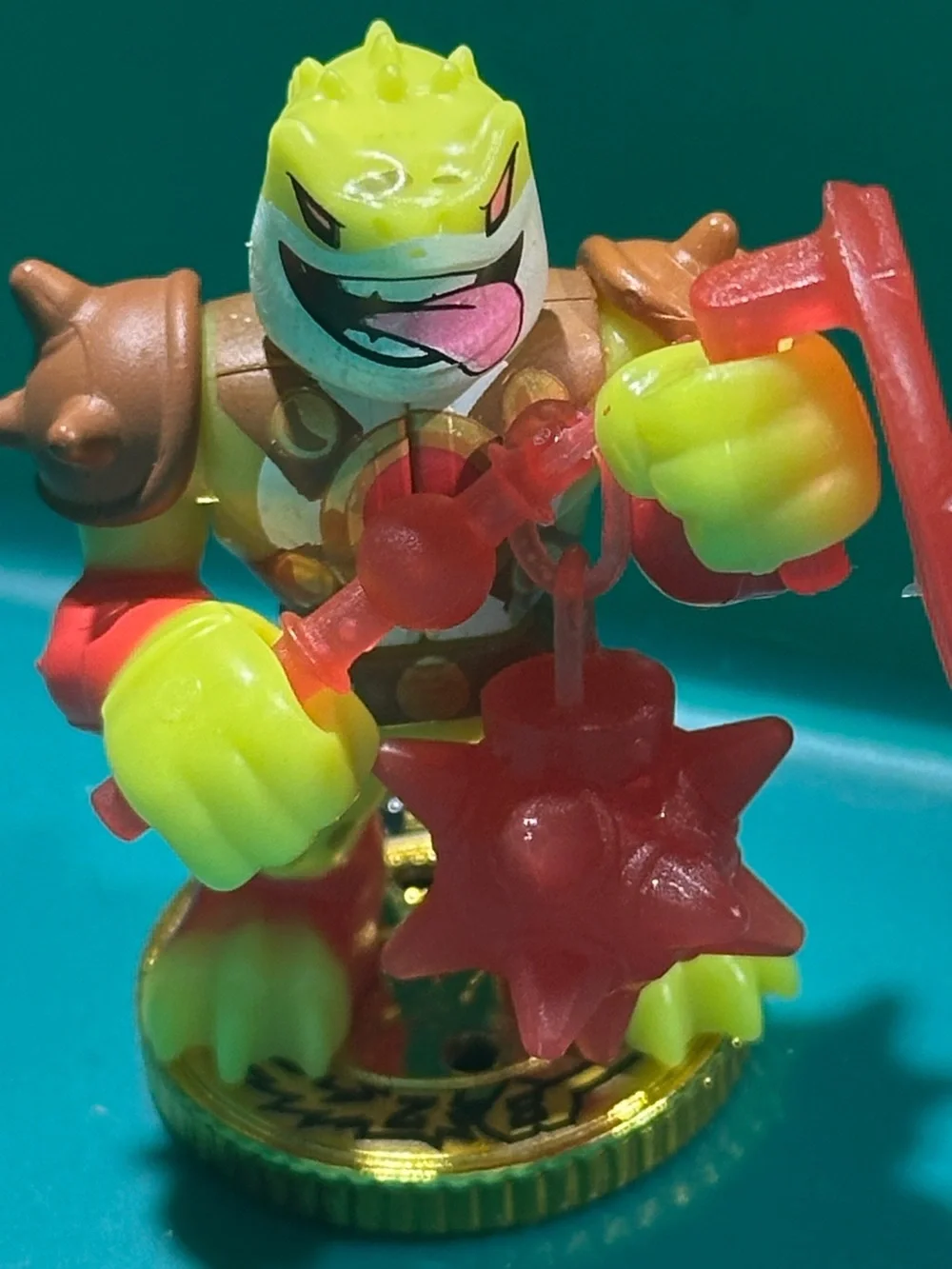 Flyswat Akedo ULTRA-RARE Ultimate Arcade Warriors action figure glow in dark